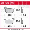 Plaquettes de frein ~ TRW Lucas MCB 750 RSI