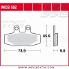 Plaquettes de frein ~ TRW Lucas MCB 592