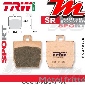 Plaquettes de frein ~ TRW Lucas MCB 701 SR