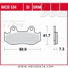 Plaquettes de frein ~ TRW Lucas MCB 534 SRM