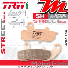 Plaquettes de frein ~ TRW Lucas MCB 612 SH