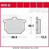 Plaquettes de frein ~ TRW Lucas MCB 62