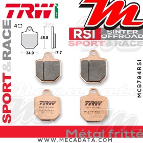 Plaquettes de frein ~ TRW Lucas MCB 794 RSI