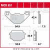 Plaquettes de frein ~ TRW Lucas MCB 657