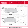 Plaquettes de frein ~ TRW Lucas MCB 658 SV