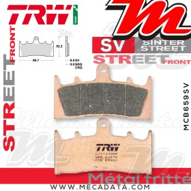 Plaquettes de frein ~ TRW Lucas MCB 659 SV