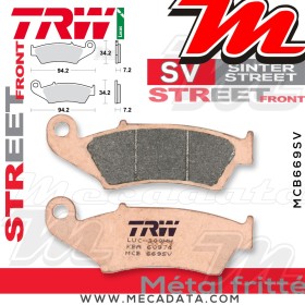 Plaquettes de frein ~ TRW Lucas MCB 669 SV