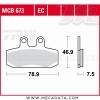 Plaquettes de frein ~ TRW Lucas MCB 673 EC