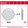 Plaquettes de frein ~ TRW Lucas MCB 676