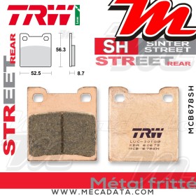 Plaquettes de frein ~ TRW Lucas MCB 678 SH