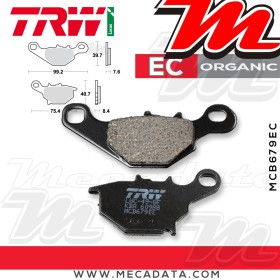 Plaquettes de frein ~ TRW Lucas MCB 679 EC