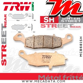 Plaquettes de frein ~ TRW Lucas MCB 681 SH
