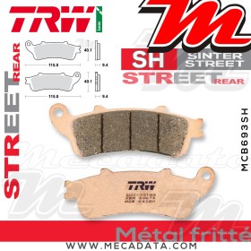 Plaquettes de frein ~ TRW Lucas MCB 693 SH