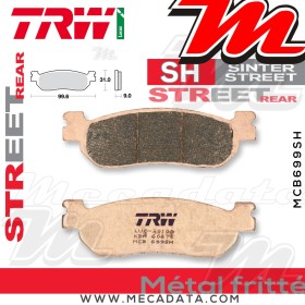 Plaquettes de frein ~ TRW Lucas MCB 699 SH