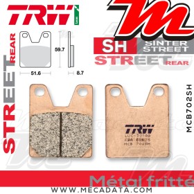 Plaquettes de frein ~ TRW Lucas MCB 702 SH