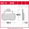 Plaquettes de frein ~ TRW Lucas MCB 733 SRM