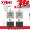 Plaquettes de frein ~ TRW Lucas MCB 706 EC