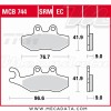 Plaquettes de frein  ~ TRW Lucas MCB 744 SRM 