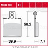 Plaquettes de frein ~ TRW Lucas MCB 708 EC