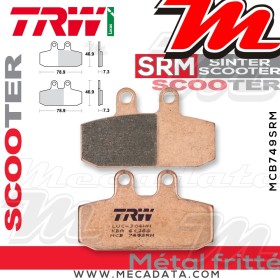 Plaquettes de frein ~ TRW Lucas MCB 749 SRM