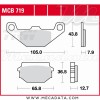 Plaquettes de frein ~ TRW Lucas MCB 719