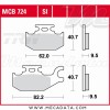 Plaquettes de frein ~ TRW Lucas MCB 724