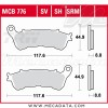 Plaquettes de frein ~ TRW Lucas MCB 776 SRM