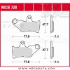 Plaquettes de frein ~ TRW Lucas MCB 728