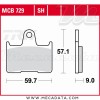 Plaquettes de frein ~ TRW Lucas MCB 729 SH
