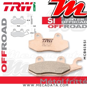 Plaquettes de frein ~ TRW Lucas MCB 615 SI