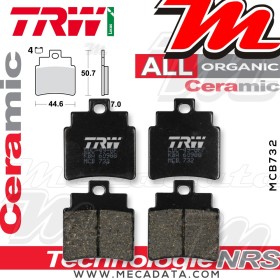 Plaquettes de frein ~ TRW Lucas MCB 732