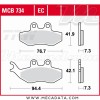 Plaquettes de frein ~ TRW Lucas MCB 734
