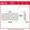 Plaquettes de frein ~ TRW Lucas MCB 736 SV