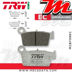 Plaquettes de frein ~ TRW Lucas MCB 739 EC