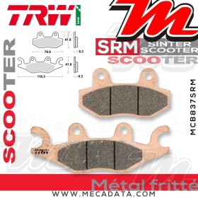 Plaquettes de frein ~ TRW Lucas MCB 837 SRM