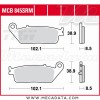 Plaquettes de frein ~ TRW Lucas MCB 845 SRM