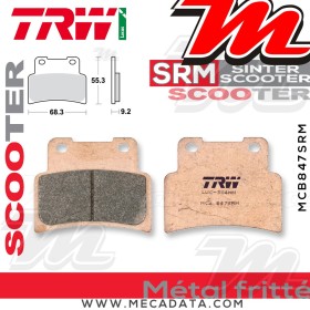 Plaquettes de frein ~ TRW Lucas MCB 847 SRM