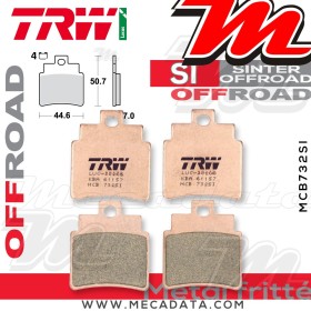 Plaquettes de frein ~ TRW Lucas MCB 732 SI
