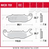 Plaquettes de frein ~ TRW Lucas MCB 759 EC