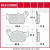 Plaquettes de frein ~ TRW Lucas MCB 873 SRM