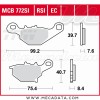 Plaquettes de frein ~ TRW Lucas MCB 772 EC