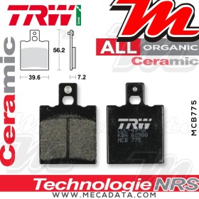 Plaquettes de frein ~ TRW Lucas MCB 775