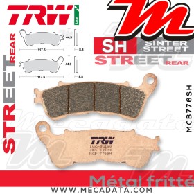Plaquettes de frein ~ TRW Lucas MCB 776 SH
