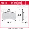 Plaquettes de frein ~ TRW Lucas MCB 595 SRT