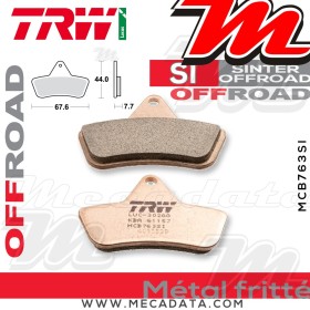 Plaquettes de frein ~ TRW Lucas MCB 763 SI