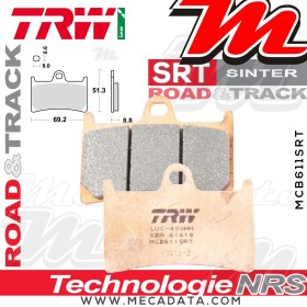 Plaquettes de frein ~ TRW Lucas MCB 611 SRT