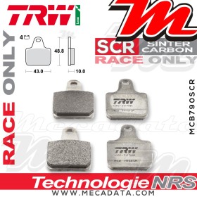 Plaquettes de frein ~ TRW Lucas MCB 790 SCR