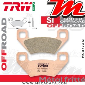 Plaquettes de frein ~ TRW Lucas MCB 773 SI