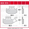 Plaquettes de frein  ~ TRW Lucas MCB 787 SI 