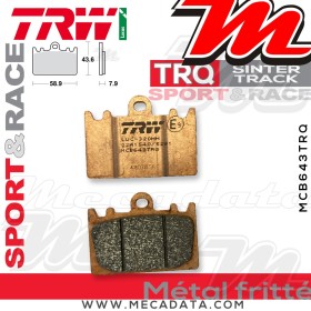 Plaquettes de frein ~ TRW Lucas MCB 643 TRQ